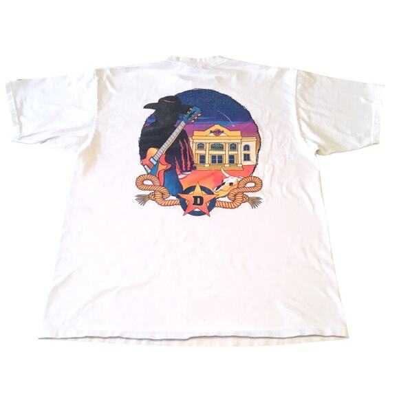 Hard Rock Cafe Dallas Heavy-T T-Shirt Sleeve Logo XLarge - Picture 1 of 7